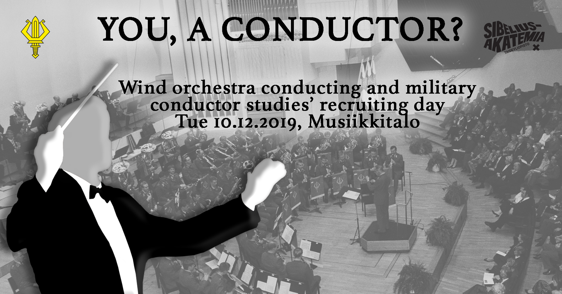 You, a conductor? Open for more.